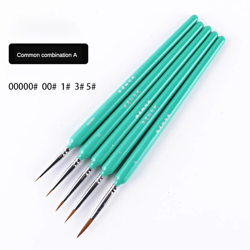 Miniature Hook Line Pen Brush Set