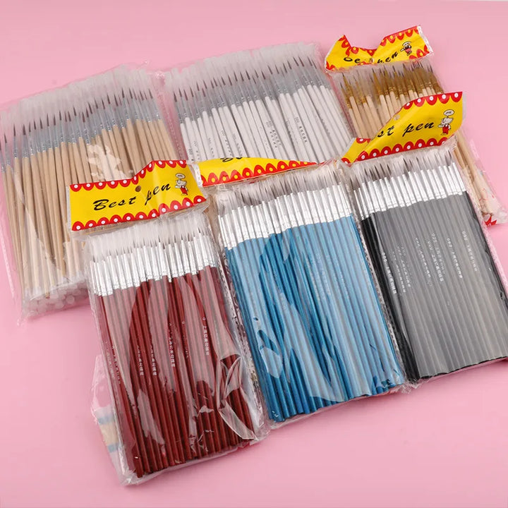 100pcs Fine Hand-Painted Hook Line Art Pens