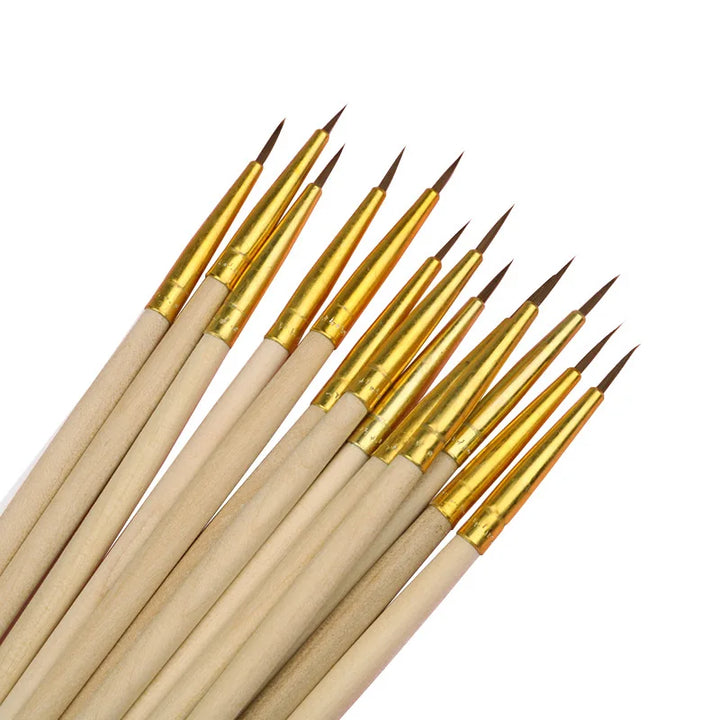 100pcs Fine Hand-Painted Hook Line Art Pens