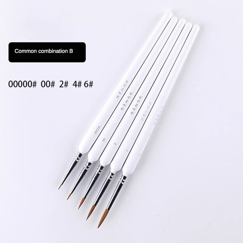 Miniature Hook Line Pen Brush Set