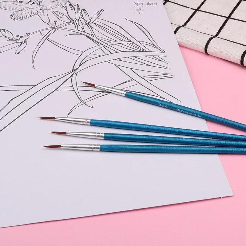 100pcs Fine Hand-Painted Hook Line Art Pens