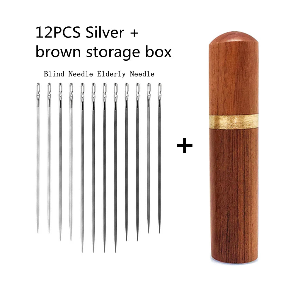 Stainless Steel Side Hole Blind Sewing Needles