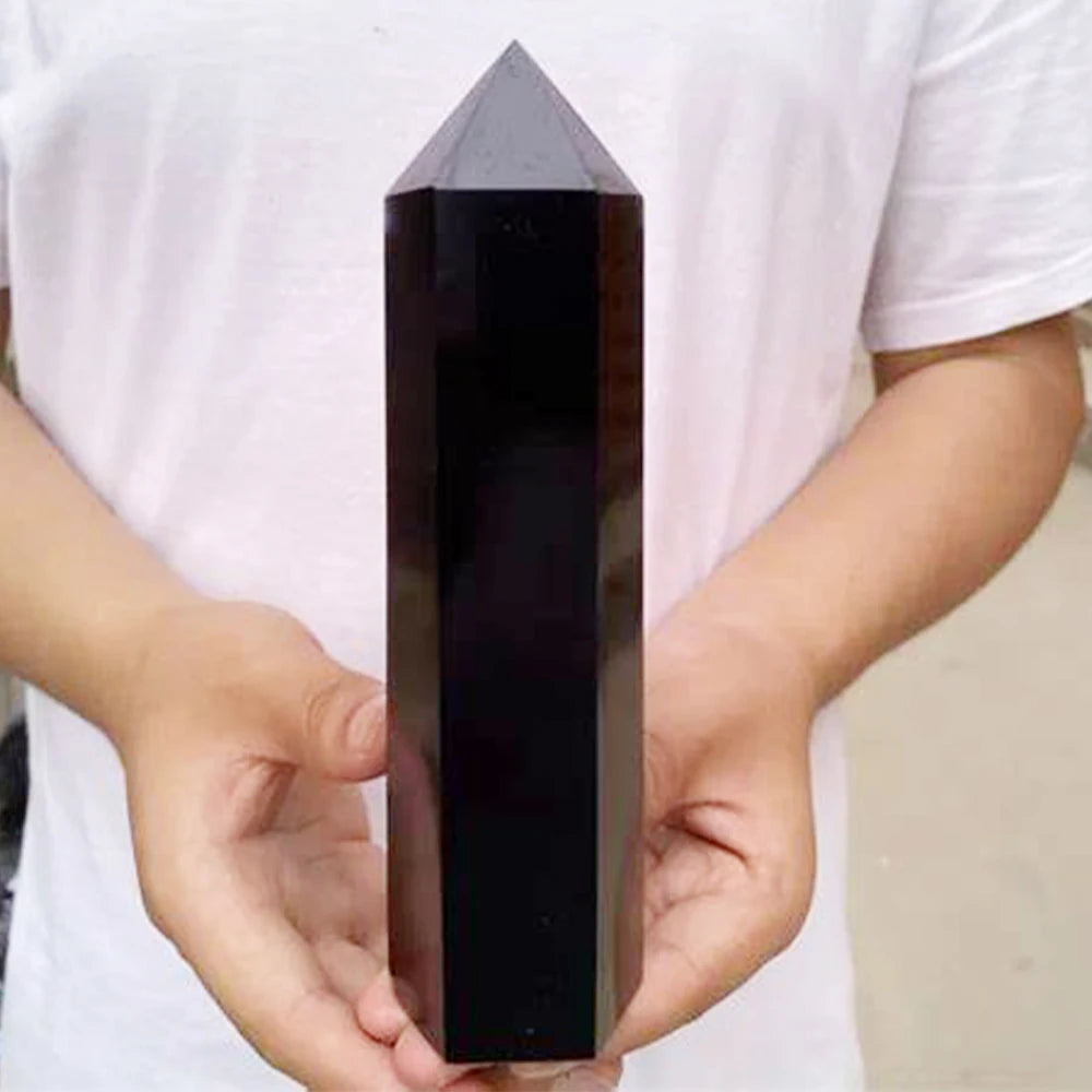15cm Natural Amethyst Crystal Wand