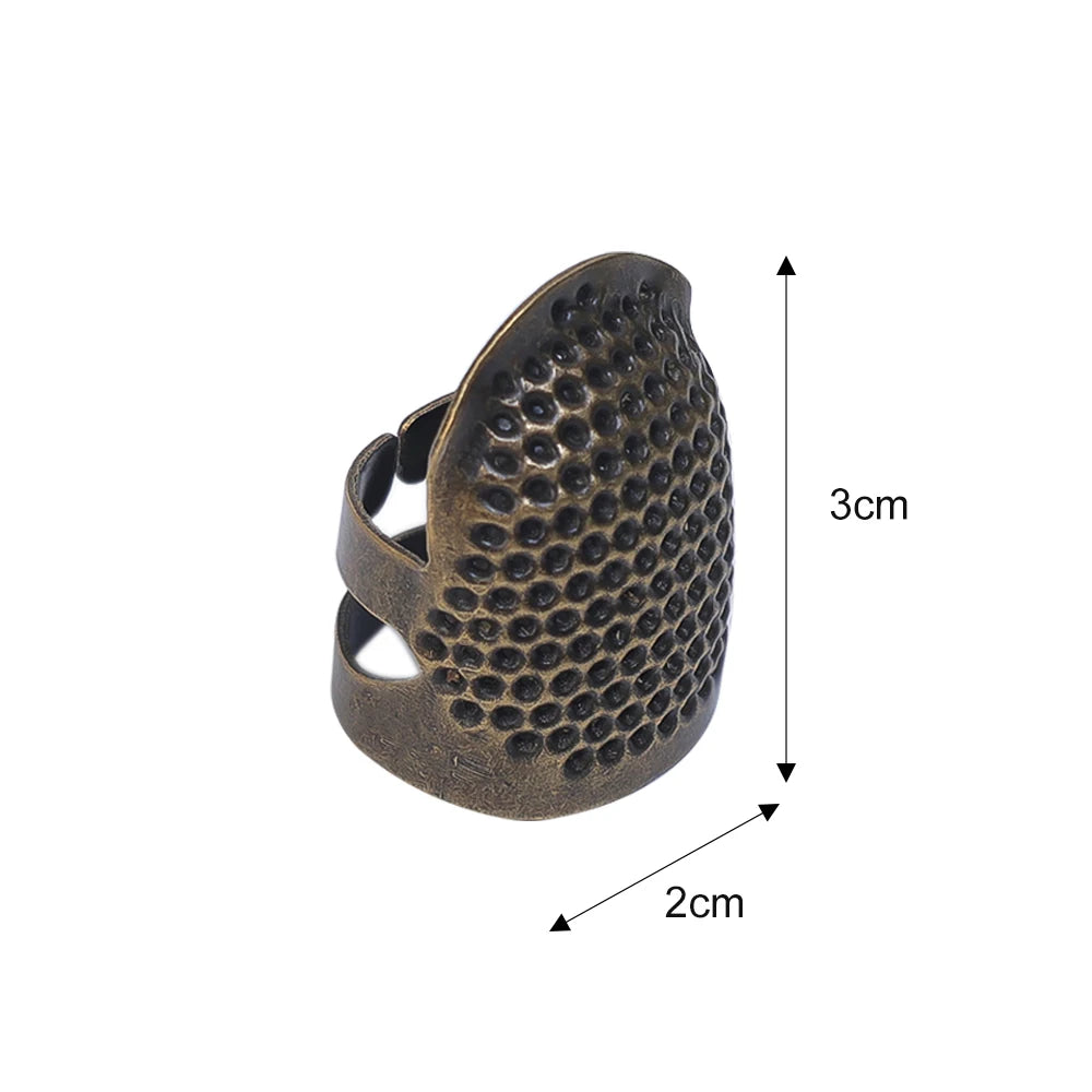 Adjustable Retro Sewing Thimble Ring