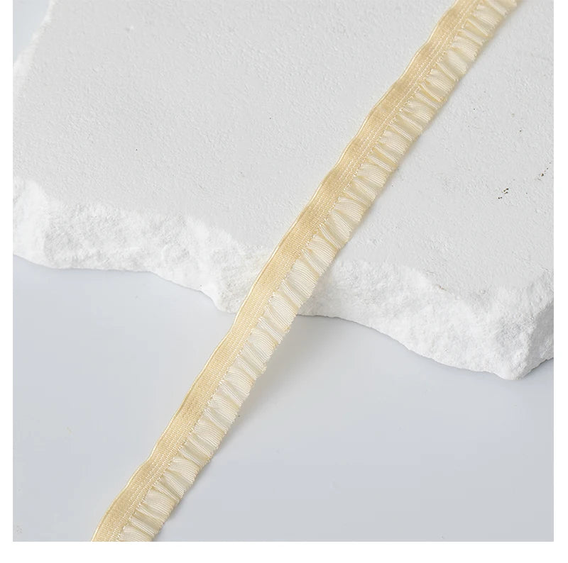 5m Elastic Lace Trim Ribbon for Sewing & Crafts