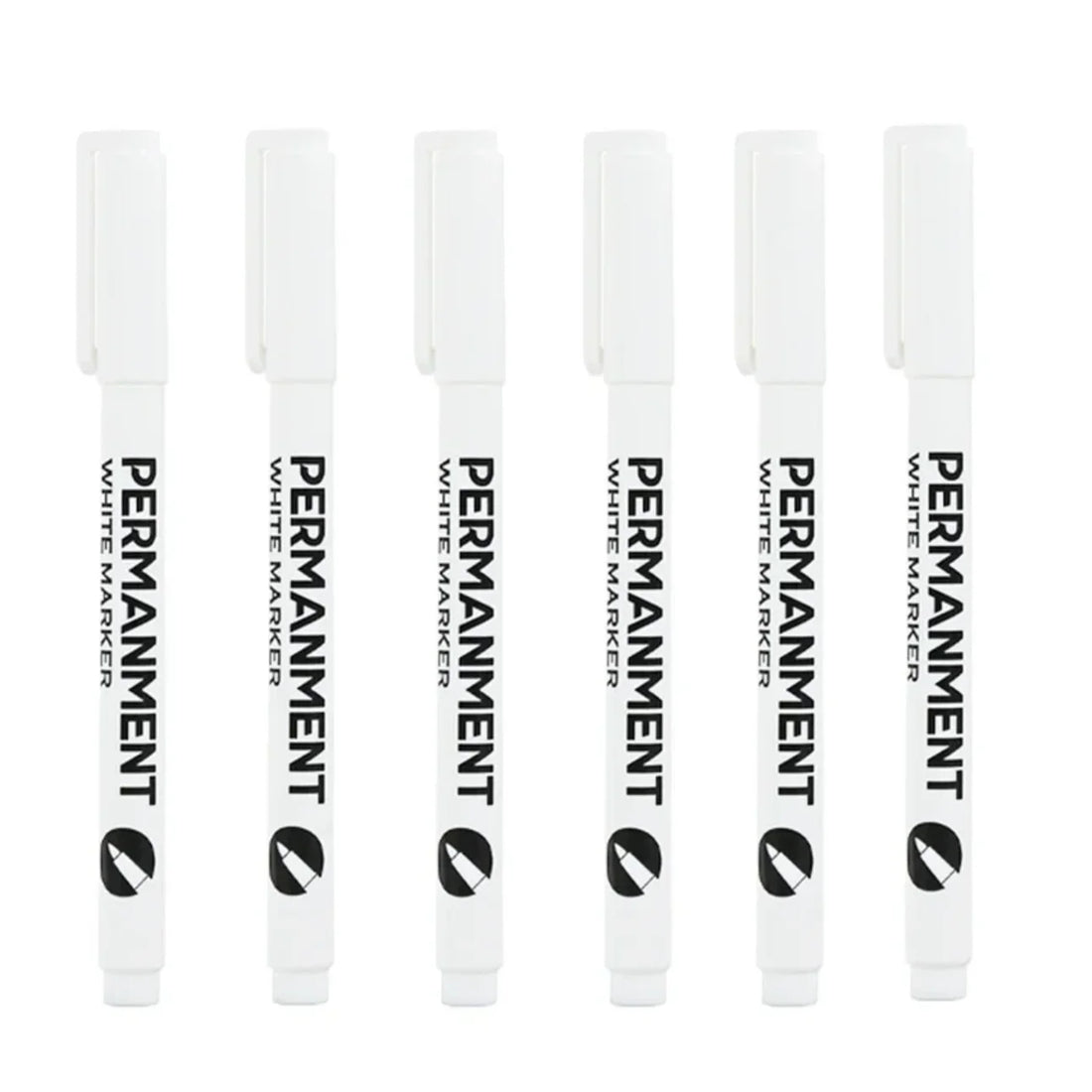 3/6 Pcs White Acrylic Paint Marker Pens for Rock, Stone, Ceramic, Glass, Wood, Fabric, Metal, and Canvas