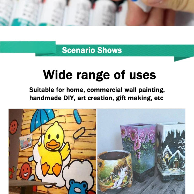 WINSOR & NEWTON Professional Acrylic Paint Set – 12/18/24 Colors, 10ml Tubes