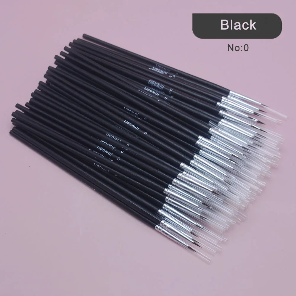100pcs Fine Hand-Painted Hook Line Art Pens