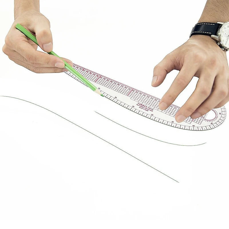 9pcs Metric Sewing Ruler Set for Pattern Making