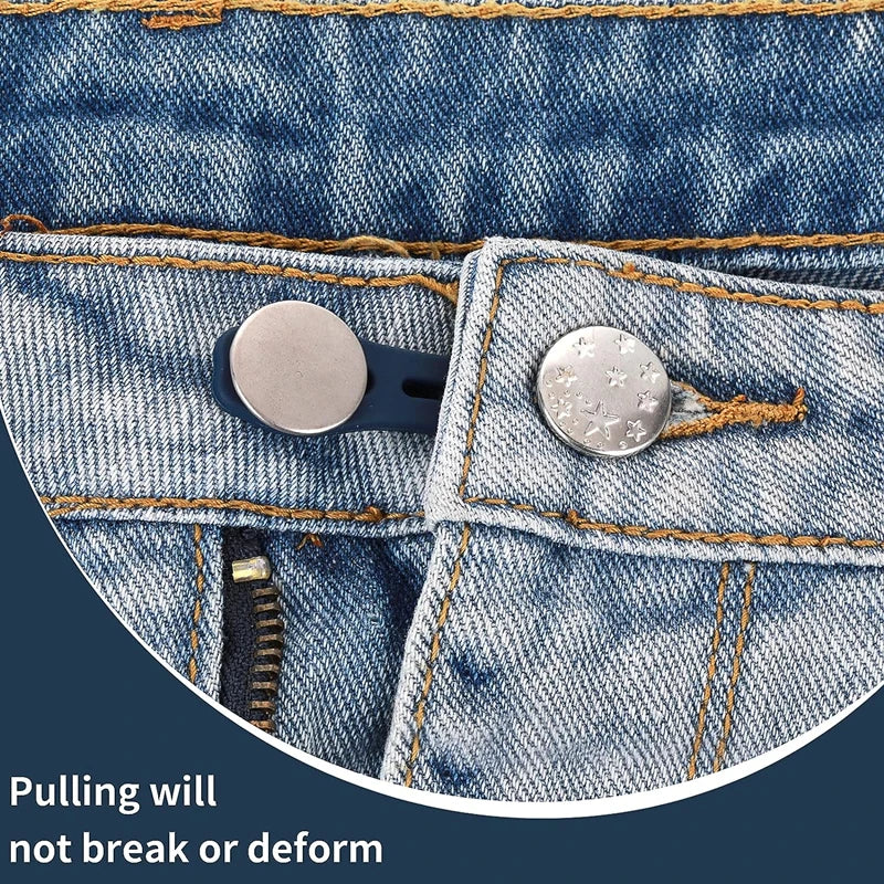 Adjustable Metal Button Extender for Pants & Jeans