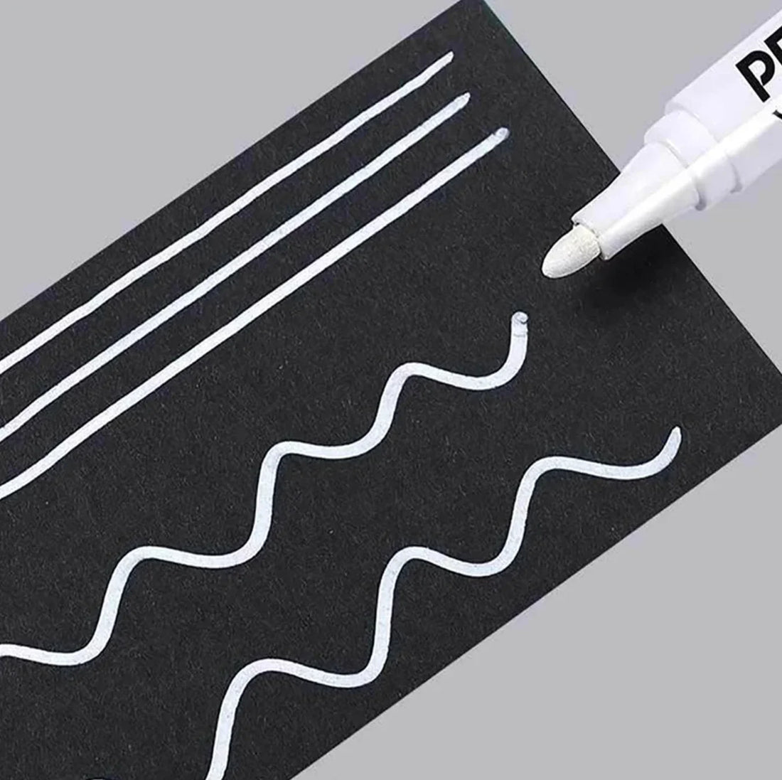 3/6 Pcs White Acrylic Paint Marker Pens for Rock, Stone, Ceramic, Glass, Wood, Fabric, Metal, and Canvas