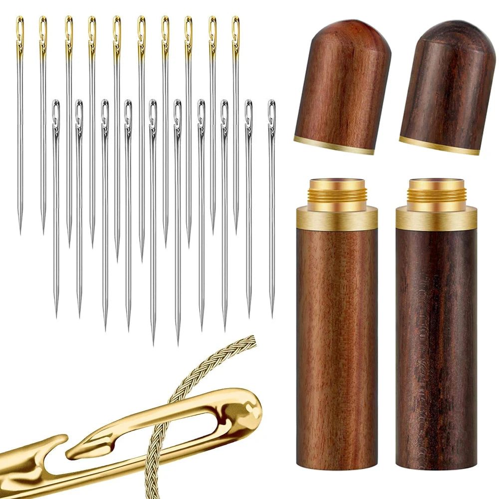 Stainless Steel Side Hole Blind Sewing Needles