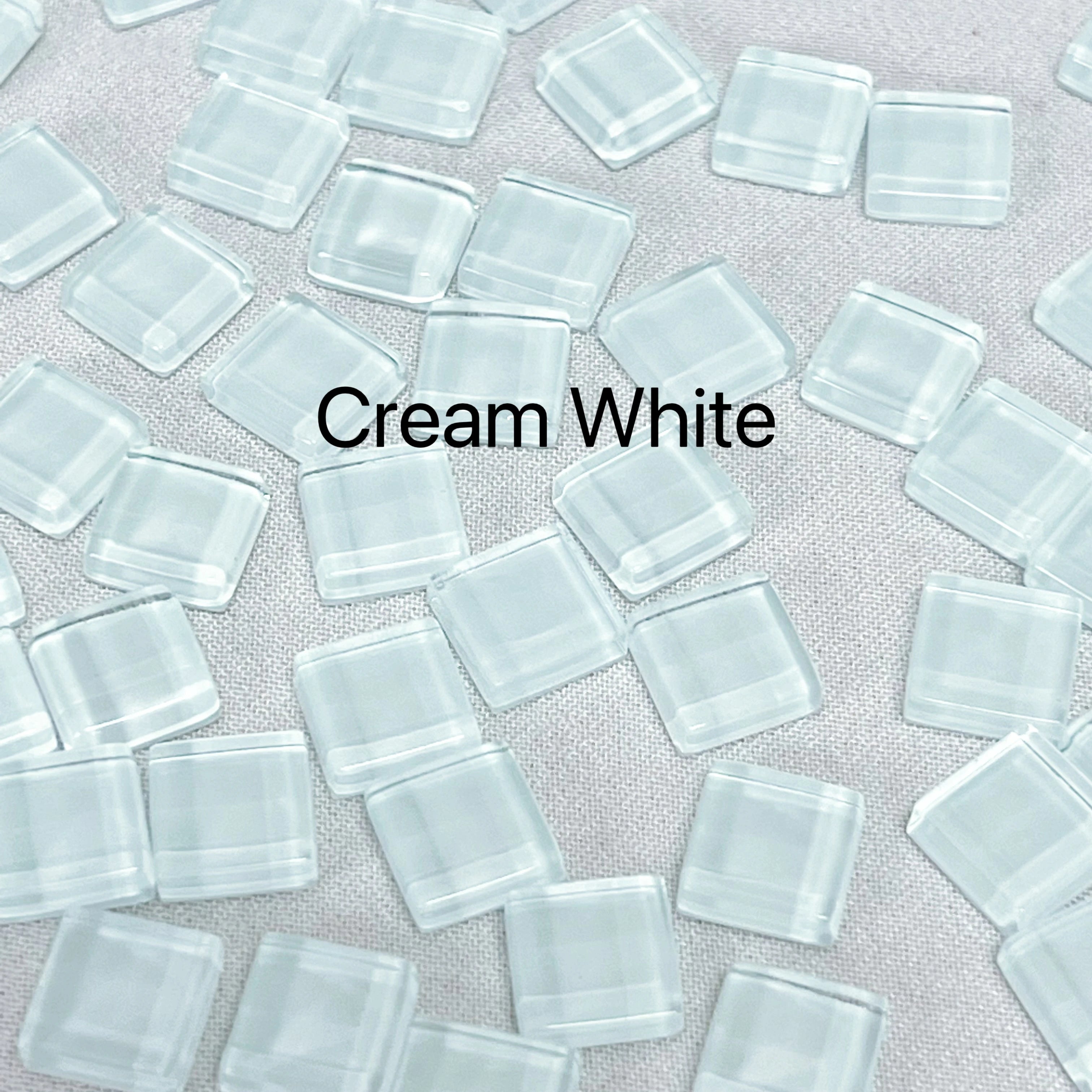 50pcs 1cm Mixed Color Crystal Mosaic Tiles for DIY Crafts, Coasters, and Home Déc