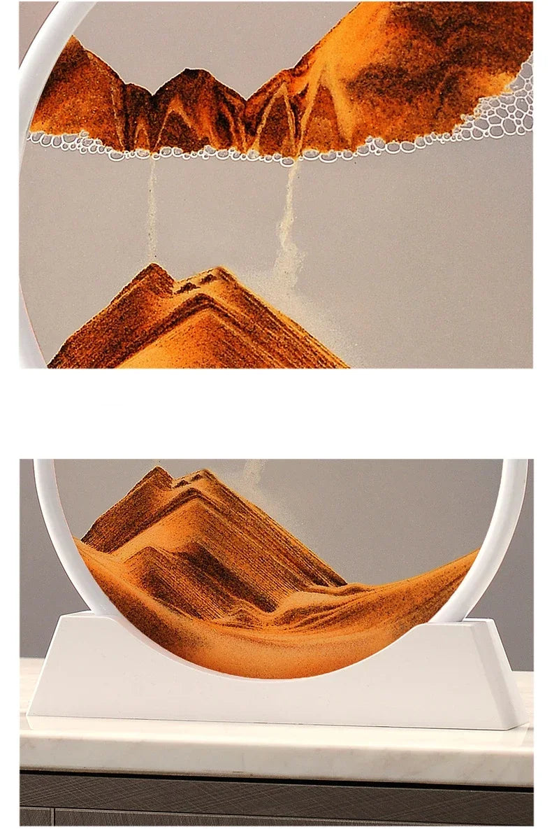 Round Sandscape Moving Sand Art