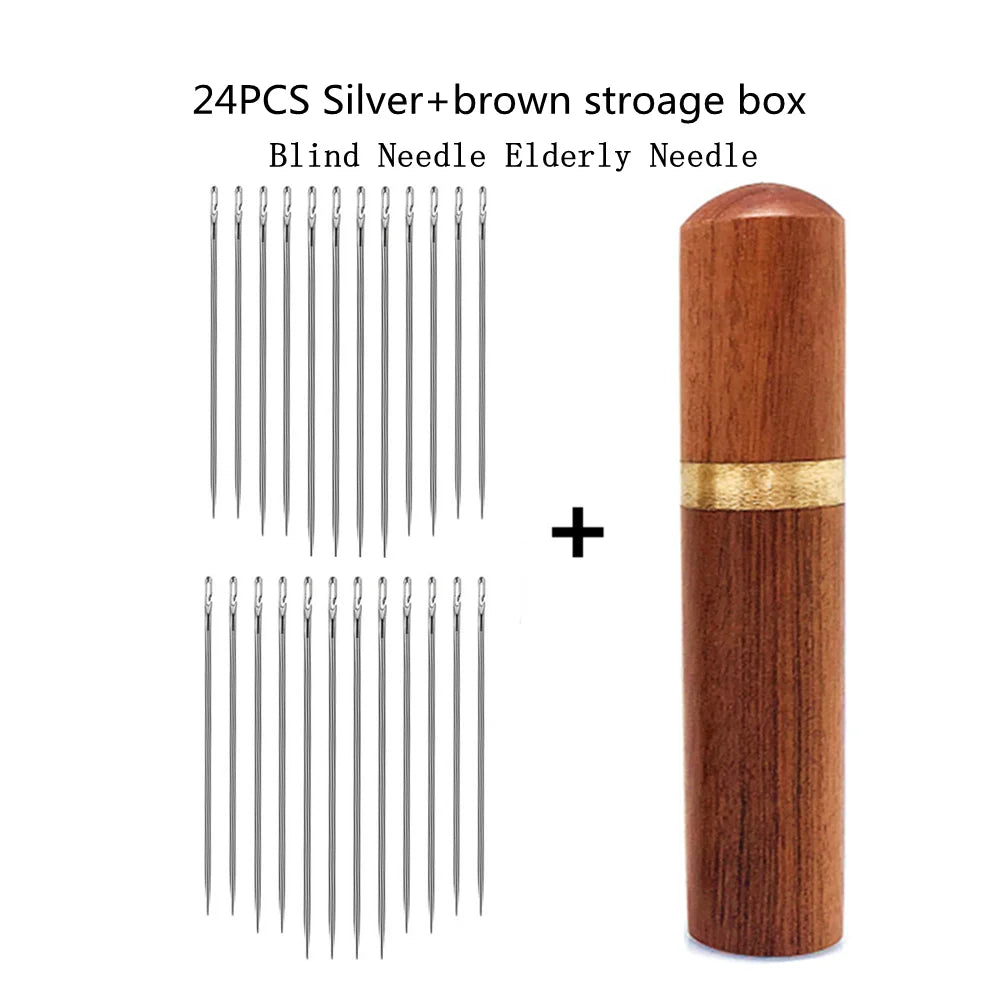 Stainless Steel Side Hole Blind Sewing Needles