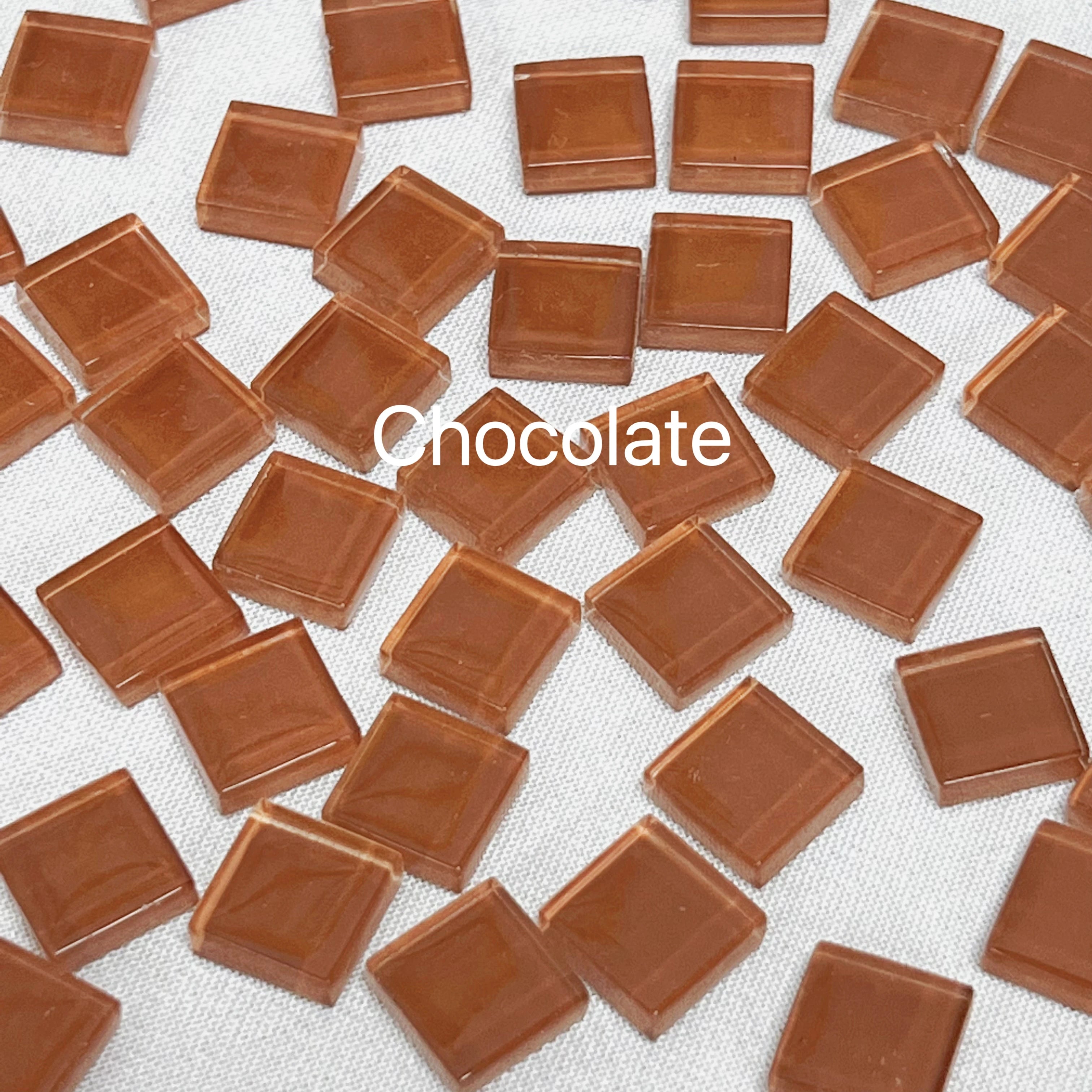 50pcs 1cm Mixed Color Crystal Mosaic Tiles for DIY Crafts, Coasters, and Home Déc