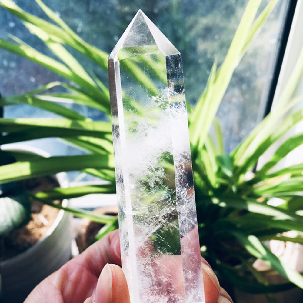 15cm Natural Amethyst Crystal Wand