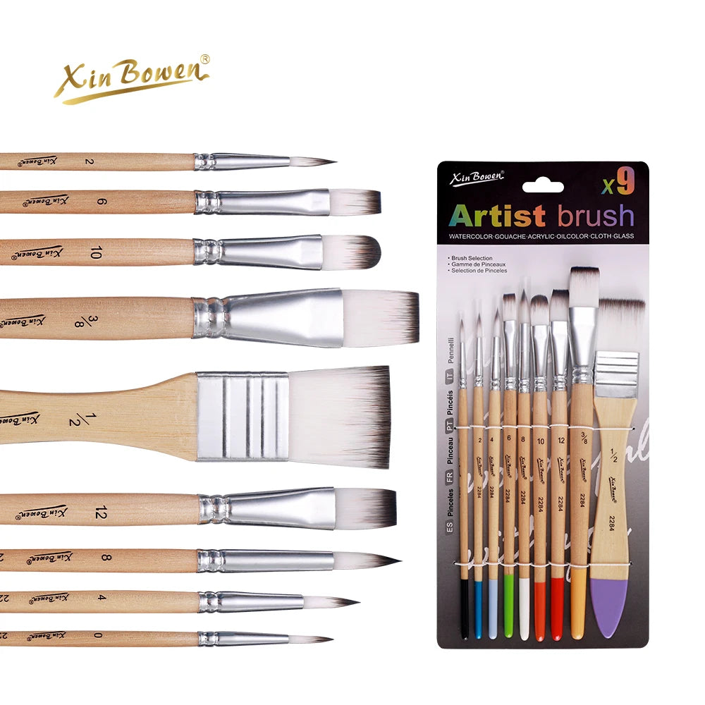 Nylon Brush Set – Art Supplies for Beginners