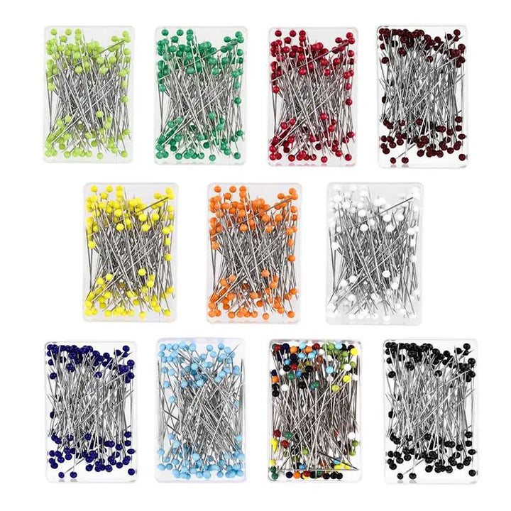 100pcs Glass Head Sewing Pins 38mm