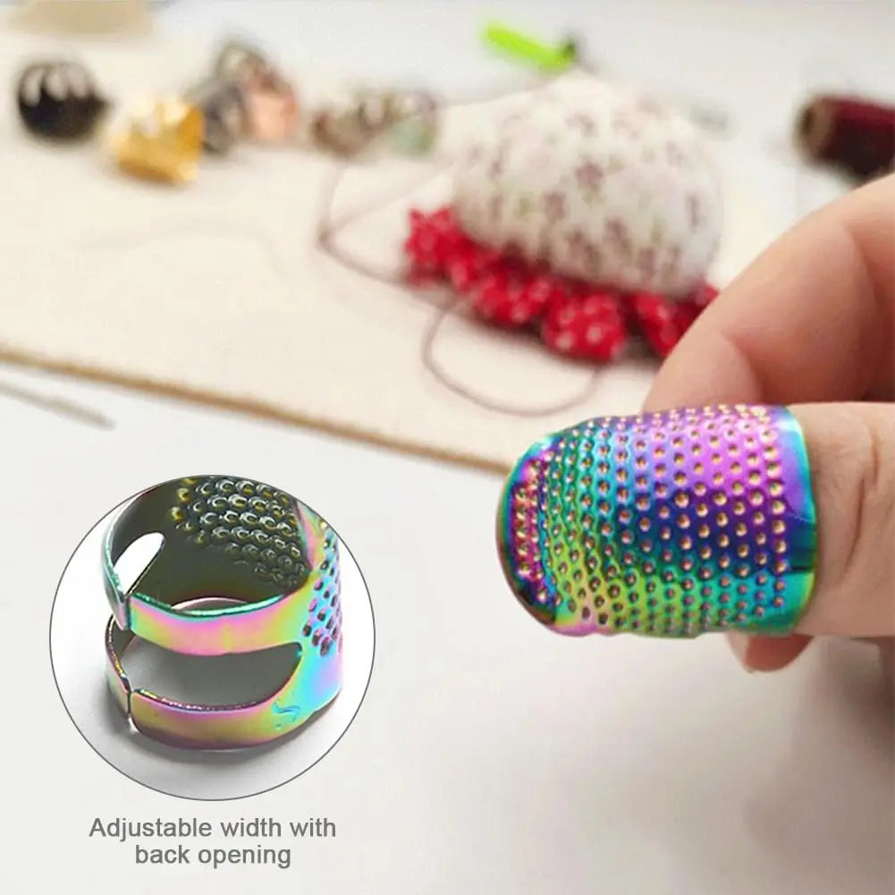 Adjustable Retro Sewing Thimble Ring