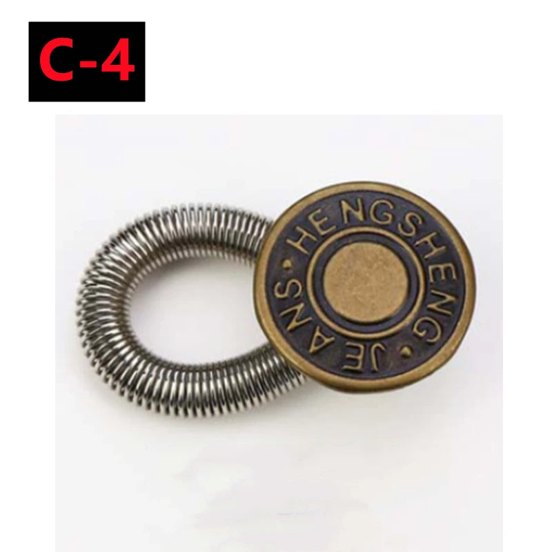 Adjustable Metal Button Extender for Pants & Jeans