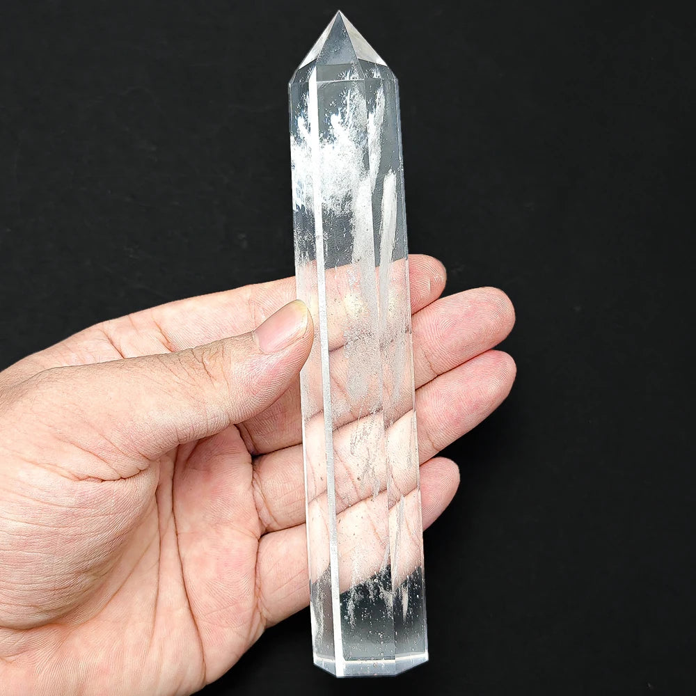 15cm Natural Amethyst Crystal Wand
