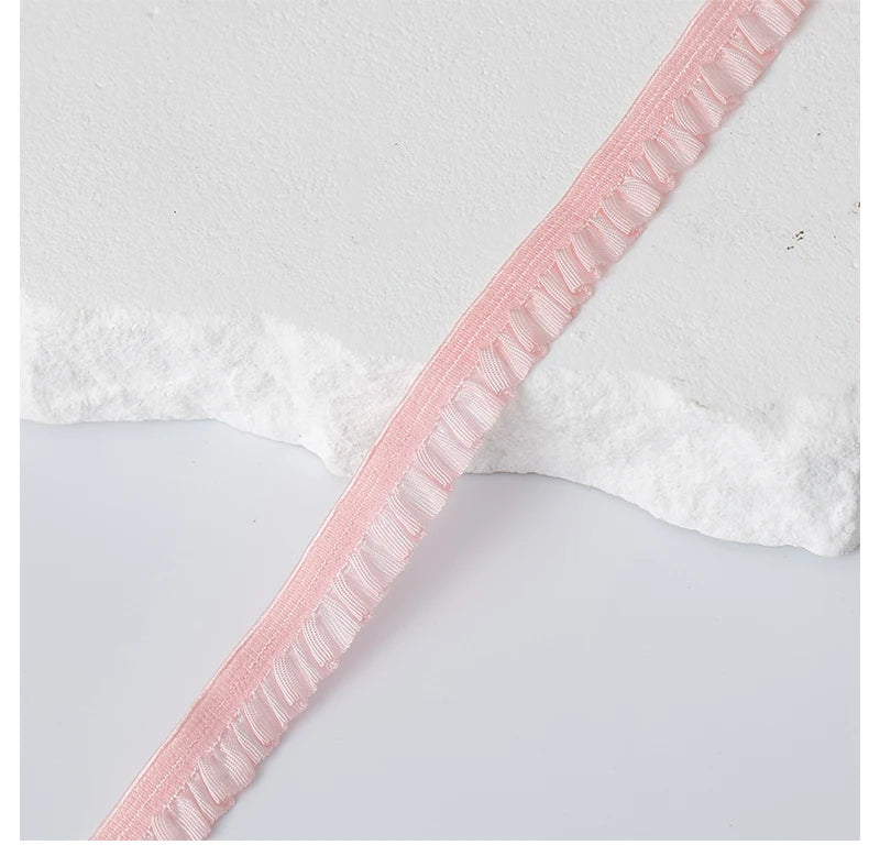 5m Elastic Lace Trim Ribbon for Sewing & Crafts