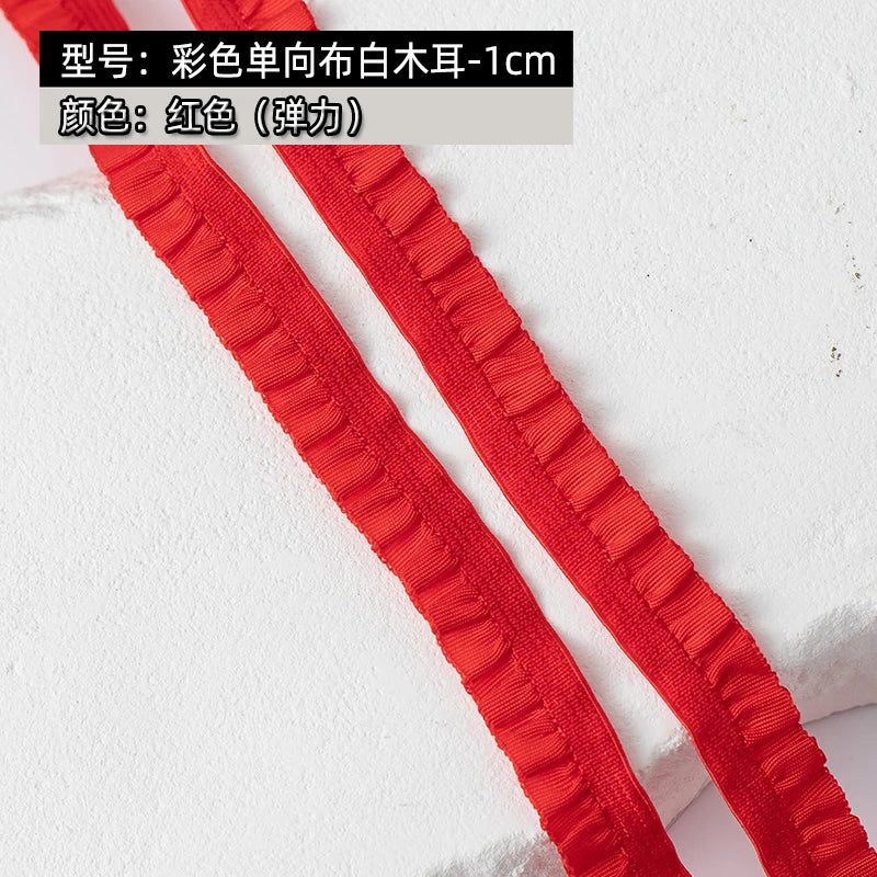 5m Elastic Lace Trim Ribbon for Sewing & Crafts