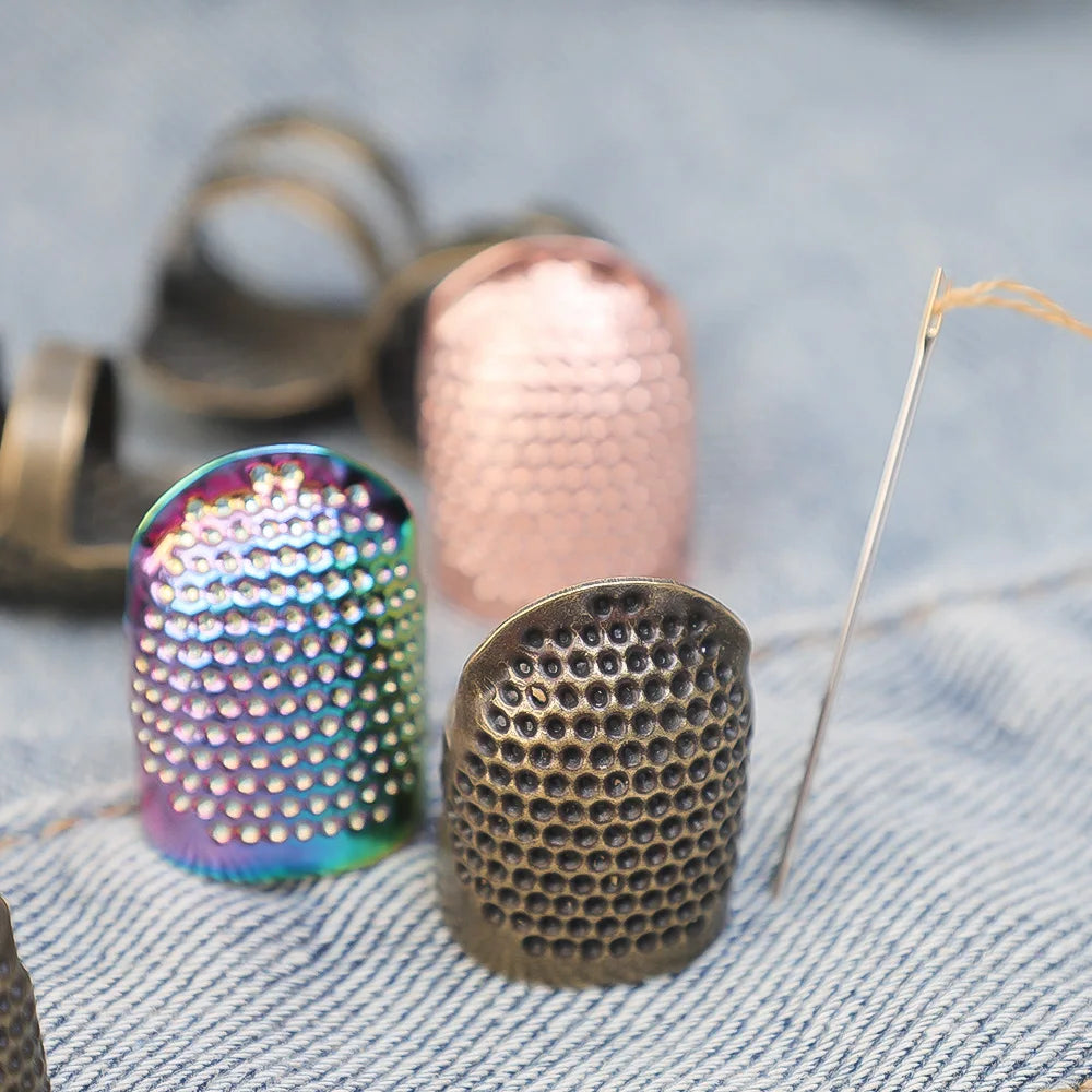 Adjustable Retro Sewing Thimble Ring