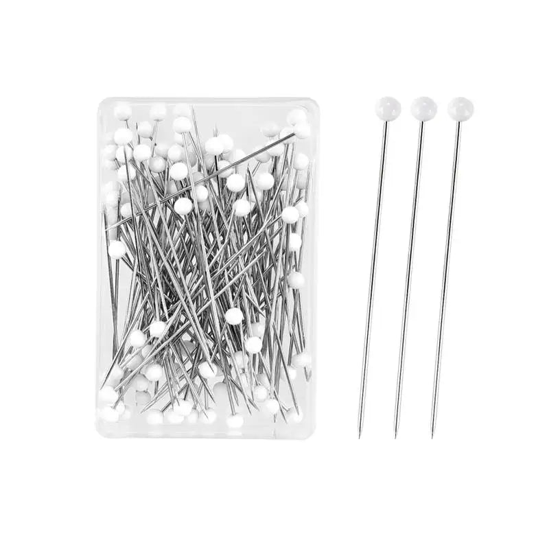 100pcs Glass Head Sewing Pins 38mm