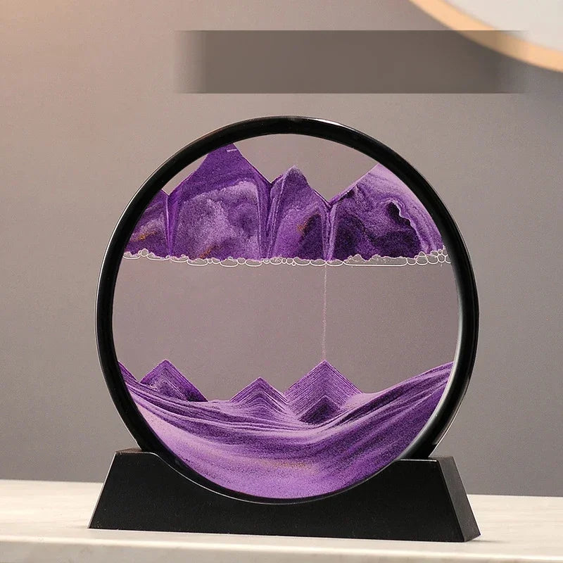 Round Sandscape Moving Sand Art