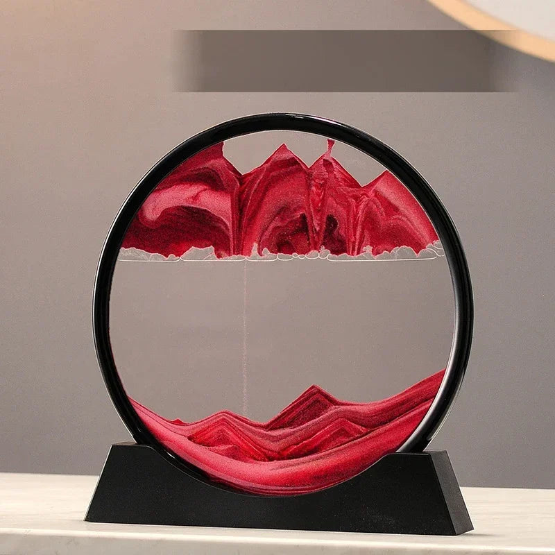 Round Sandscape Moving Sand Art