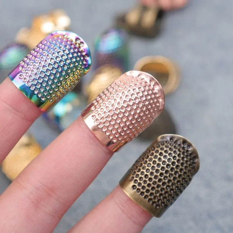 Adjustable Retro Sewing Thimble Ring