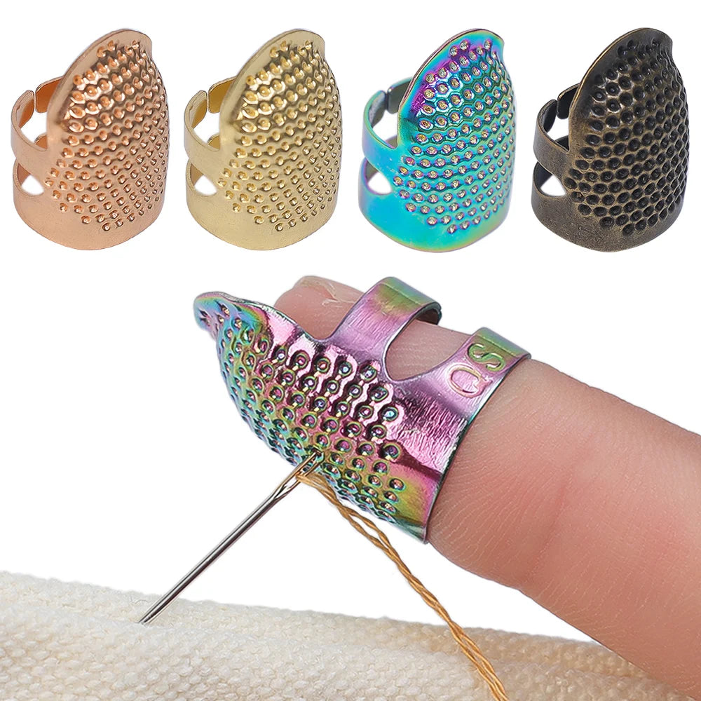 Adjustable Retro Sewing Thimble Ring