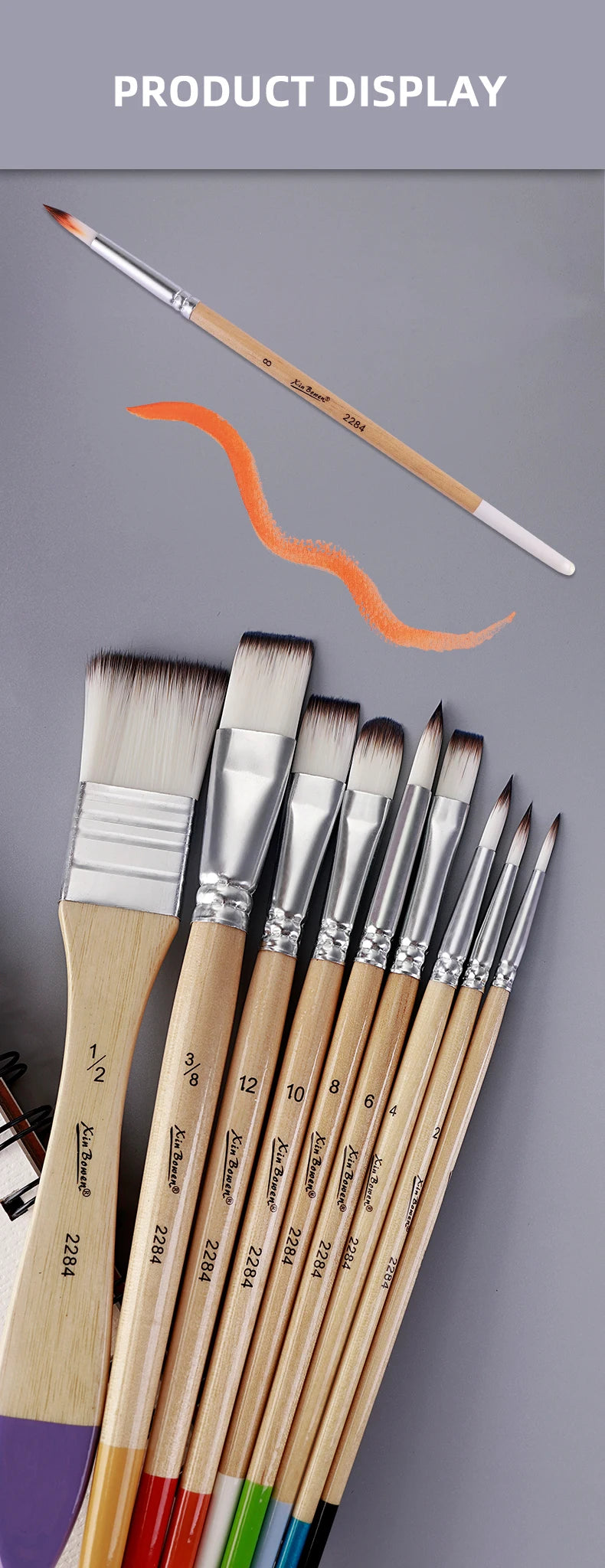 Nylon Brush Set – Art Supplies for Beginners