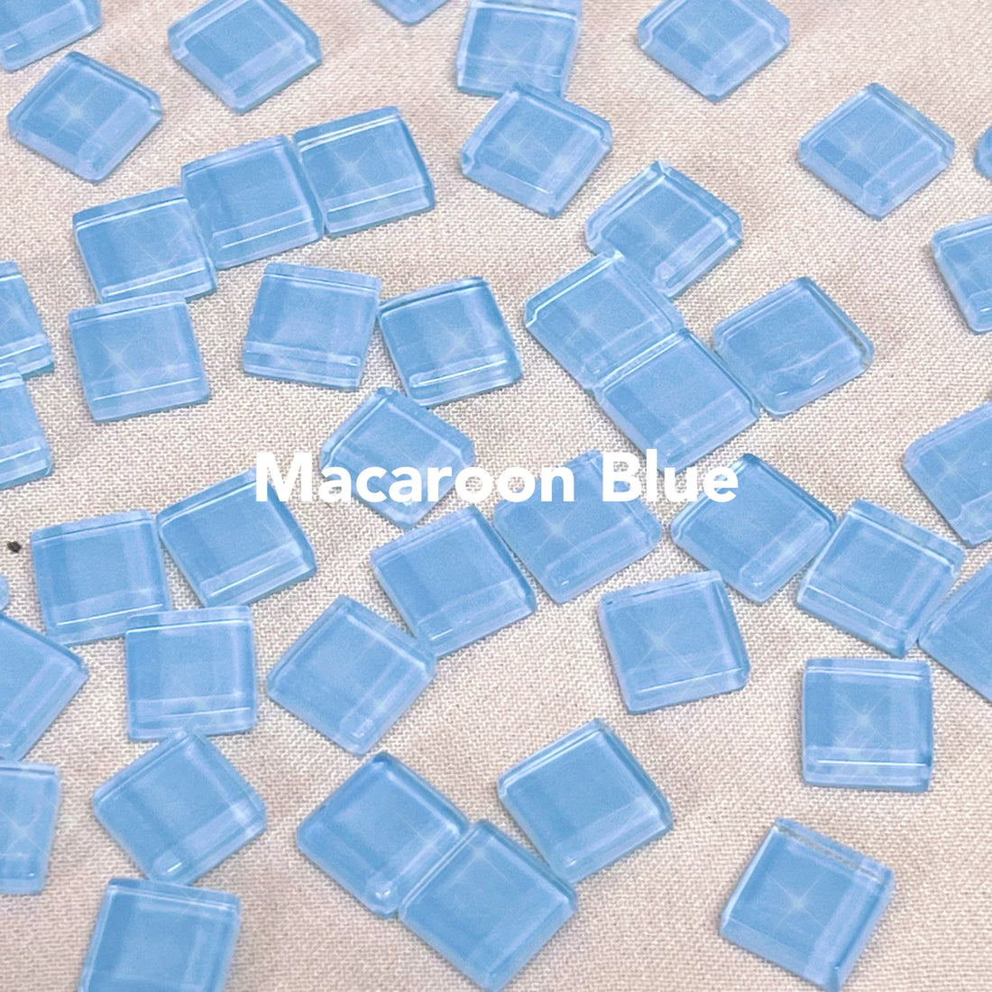 50pcs 1cm Mixed Color Crystal Mosaic Tiles for DIY Crafts, Coasters, and Home Déc