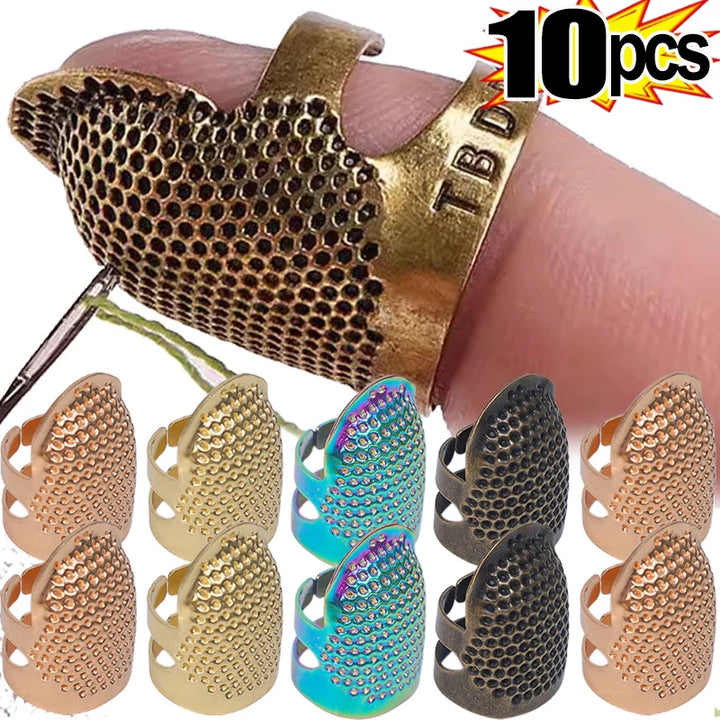 Adjustable Retro Sewing Thimble Ring