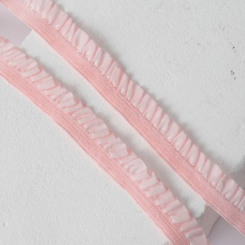 5m Elastic Lace Trim Ribbon for Sewing & Crafts