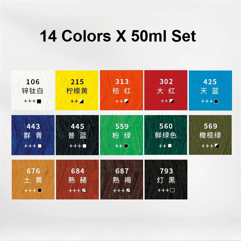 Phoenix 50ml Oil Paint – High Saturation