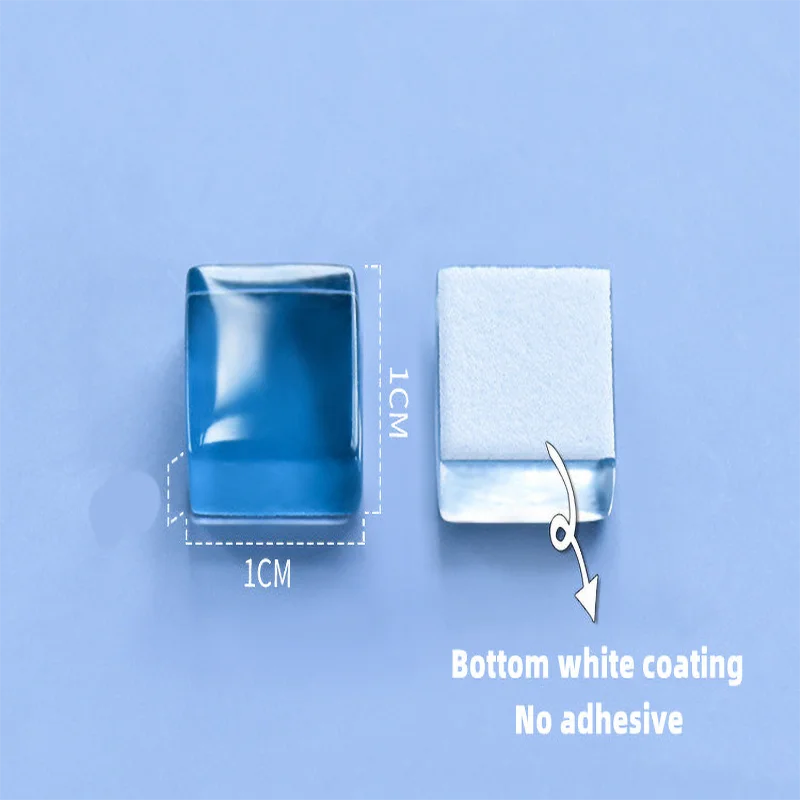 50pcs 1cm Mixed Color Crystal Mosaic Tiles for DIY Crafts, Coasters, and Home Déc