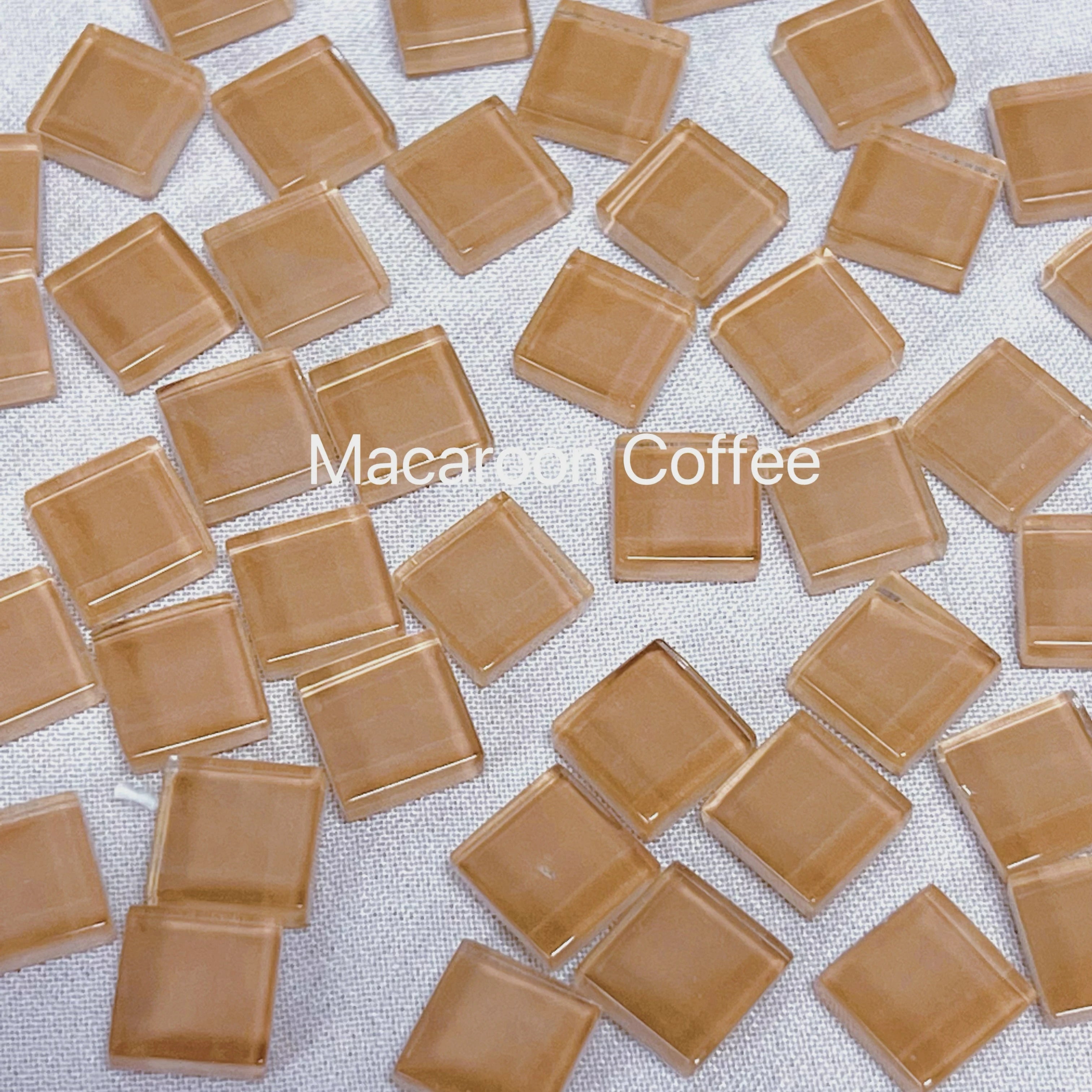 50pcs 1cm Mixed Color Crystal Mosaic Tiles for DIY Crafts, Coasters, and Home Déc