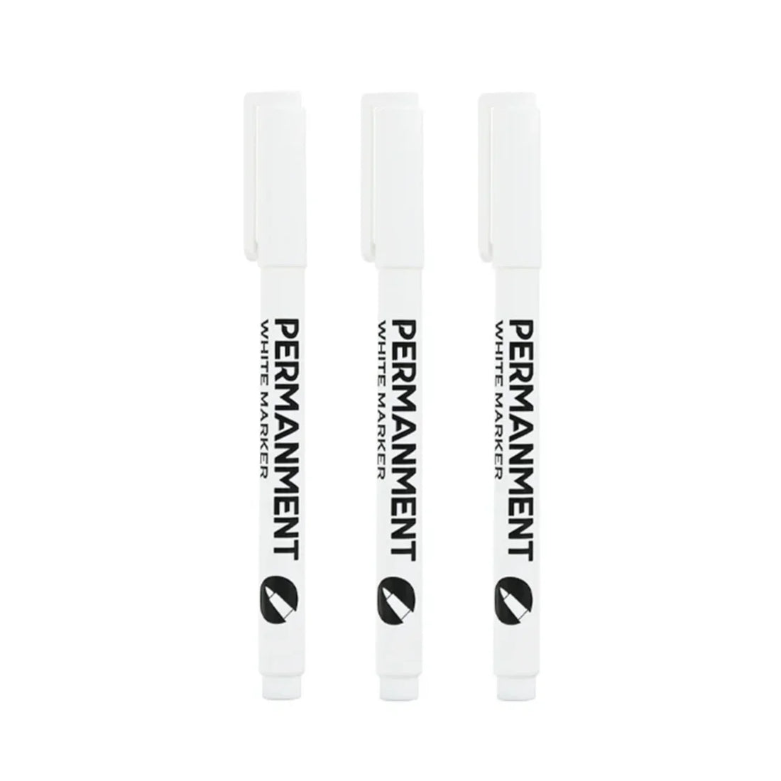 3/6 Pcs White Acrylic Paint Marker Pens for Rock, Stone, Ceramic, Glass, Wood, Fabric, Metal, and Canvas