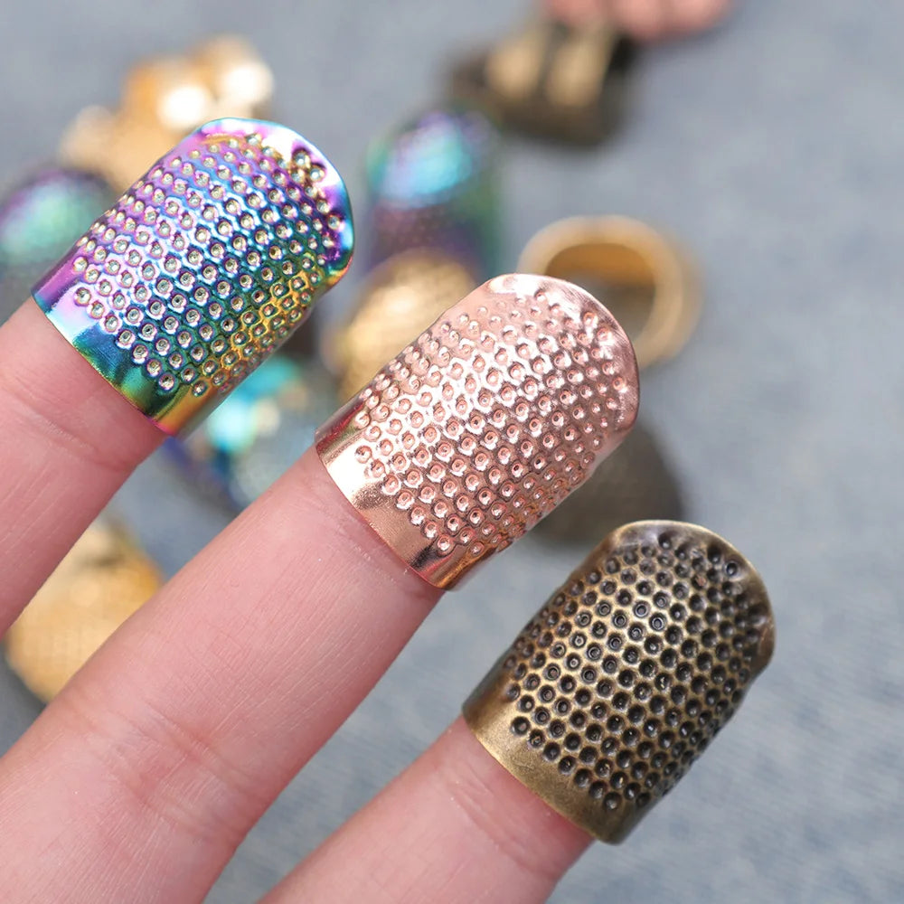 Adjustable Retro Sewing Thimble Ring