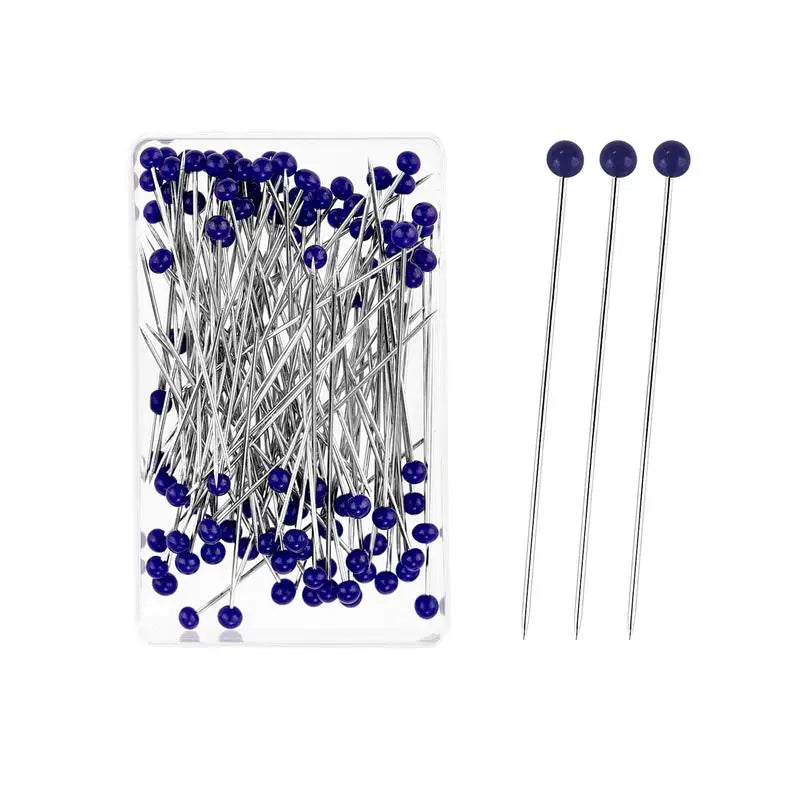 100pcs Glass Head Sewing Pins 38mm