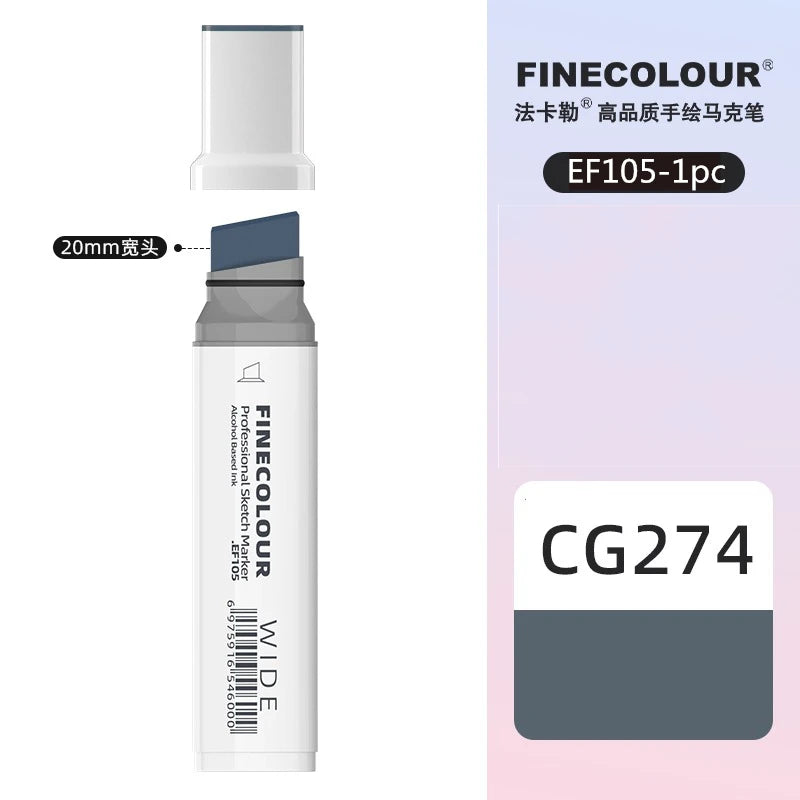 Finecolour 20mm Wide Alcohol Markers