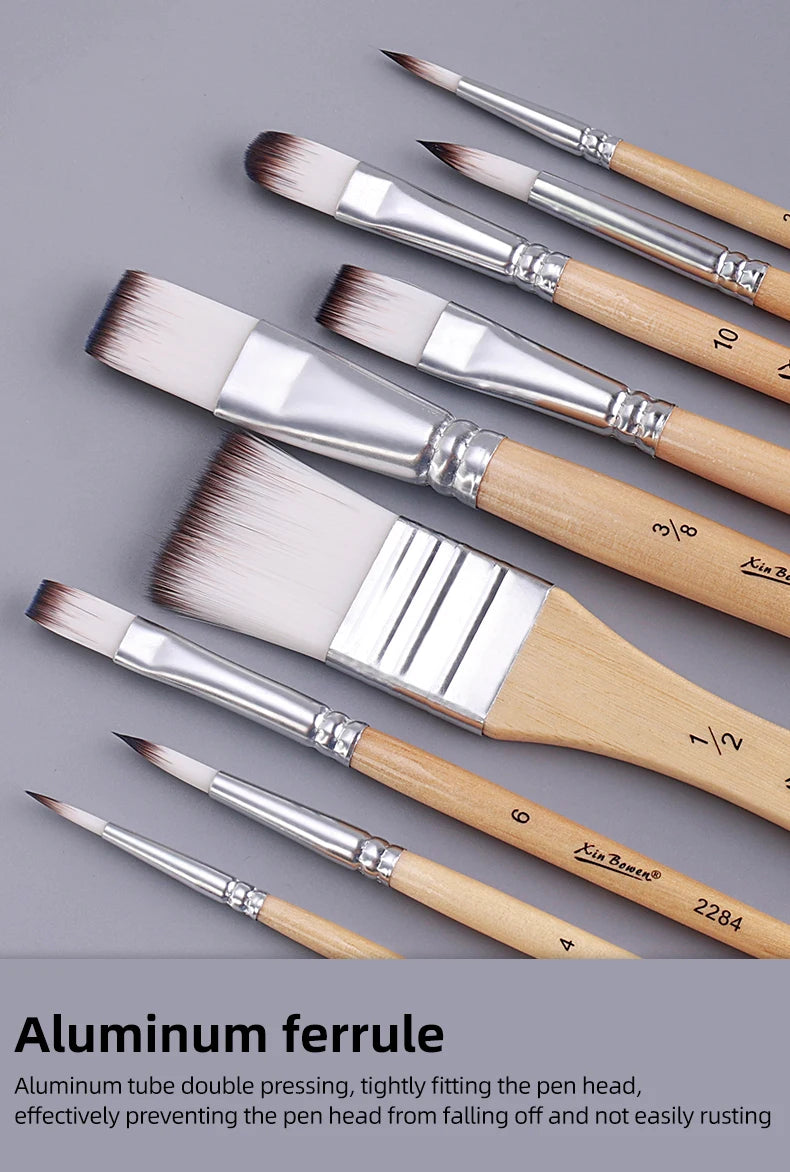 Nylon Brush Set – Art Supplies for Beginners