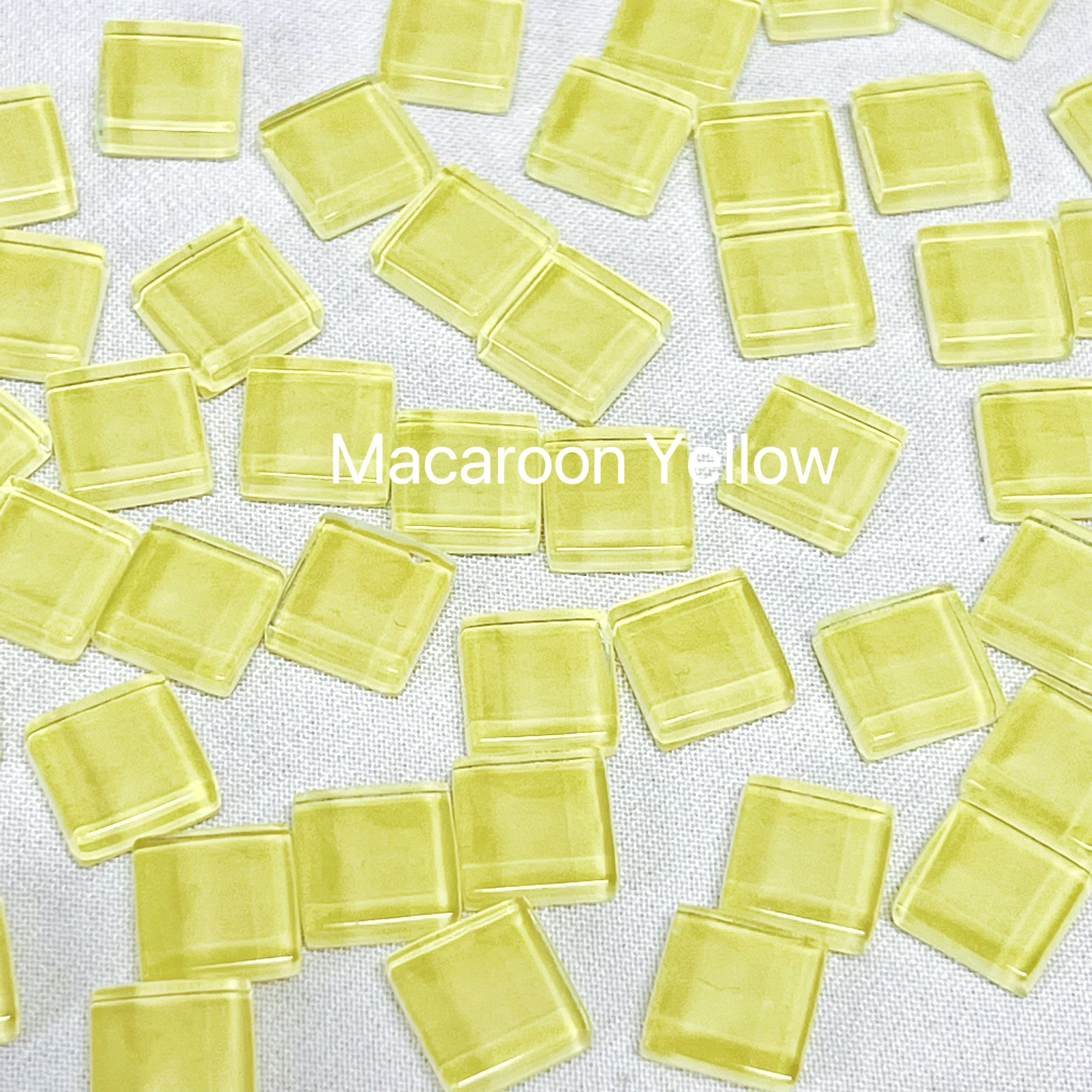 50pcs 1cm Mixed Color Crystal Mosaic Tiles for DIY Crafts, Coasters, and Home Déc