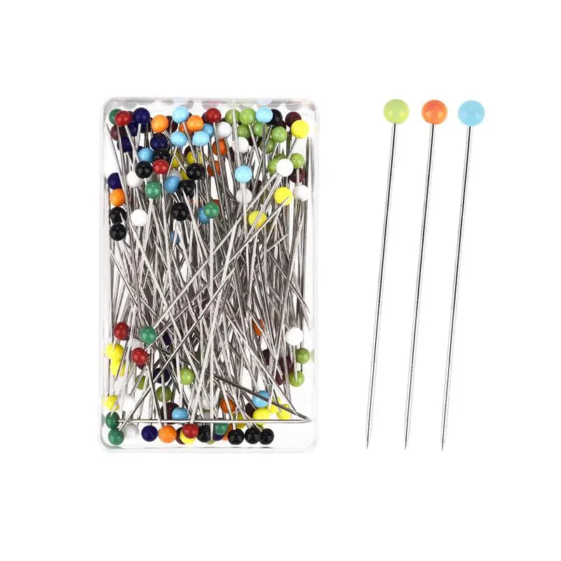 100pcs Glass Head Sewing Pins 38mm