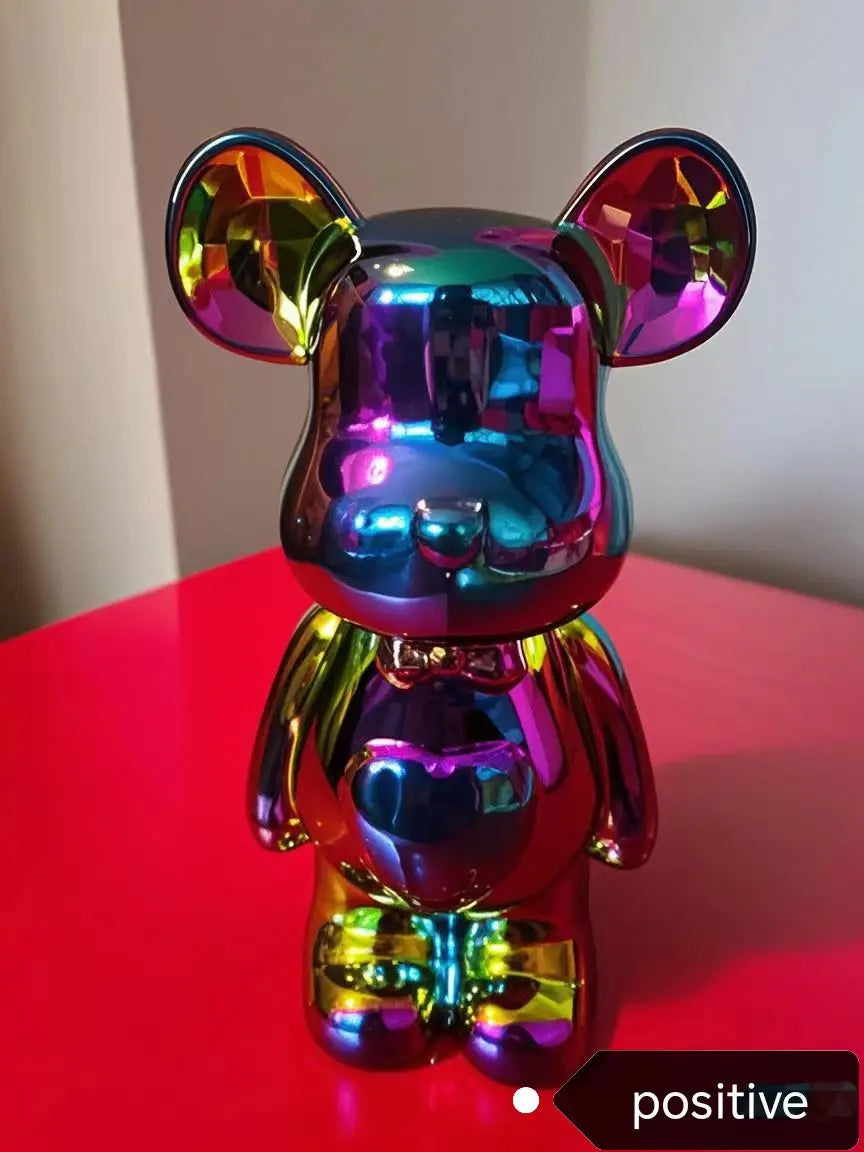 Ceramic Bearbrick Statue – Teddy Bear Home Decor