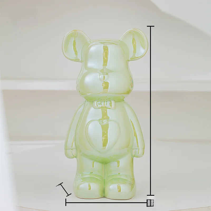 Ceramic Bearbrick Statue – Teddy Bear Home Decor